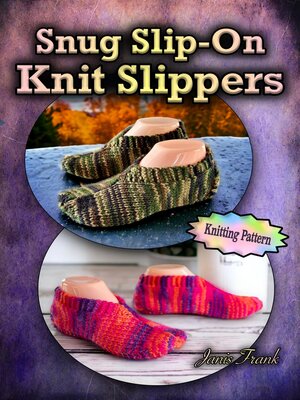 cover image of Snug Slip-On Knit Slippers